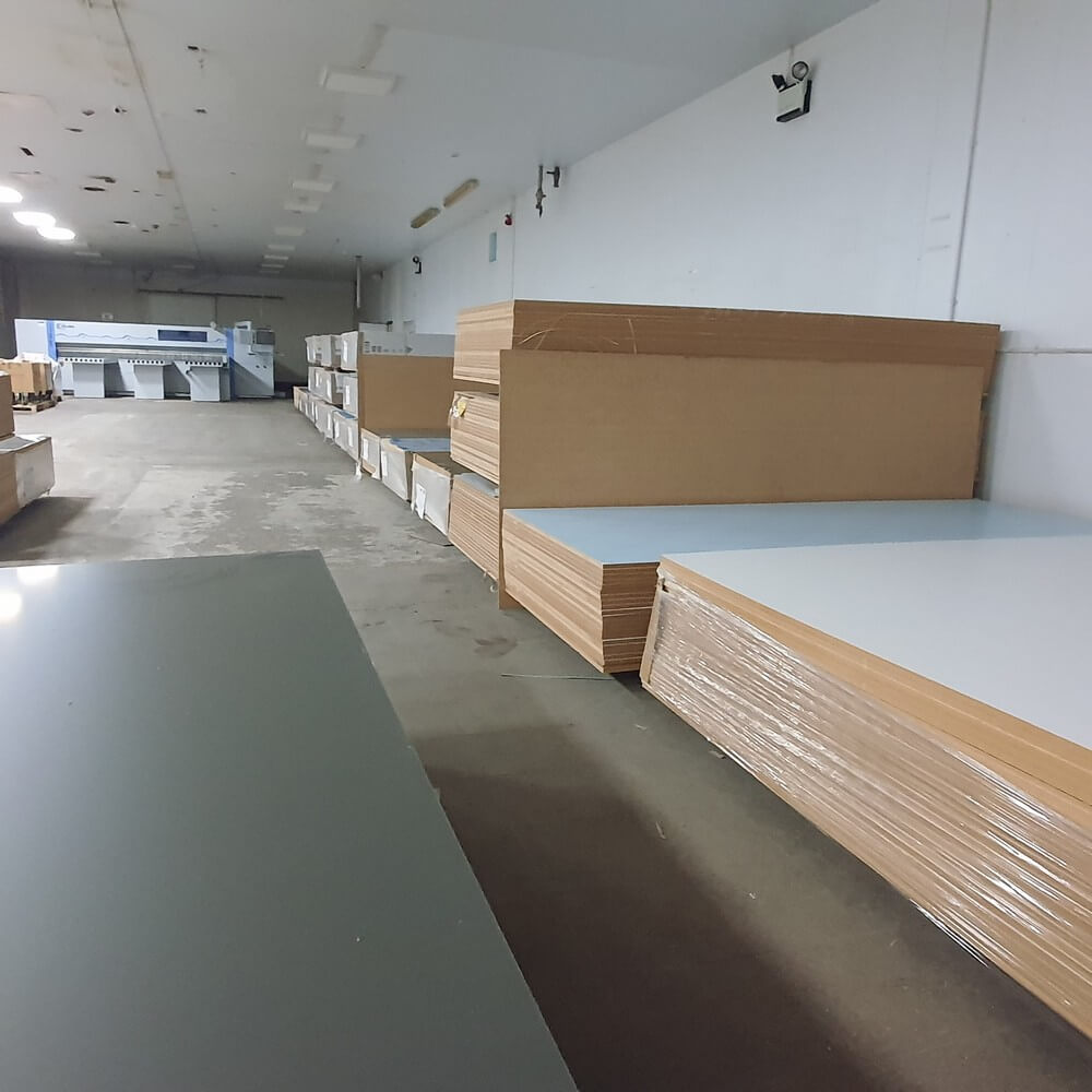 Rafturi dulap de bucătărie Matt Lam Antracit Melamină MDF - Slot dublu de 18 mm