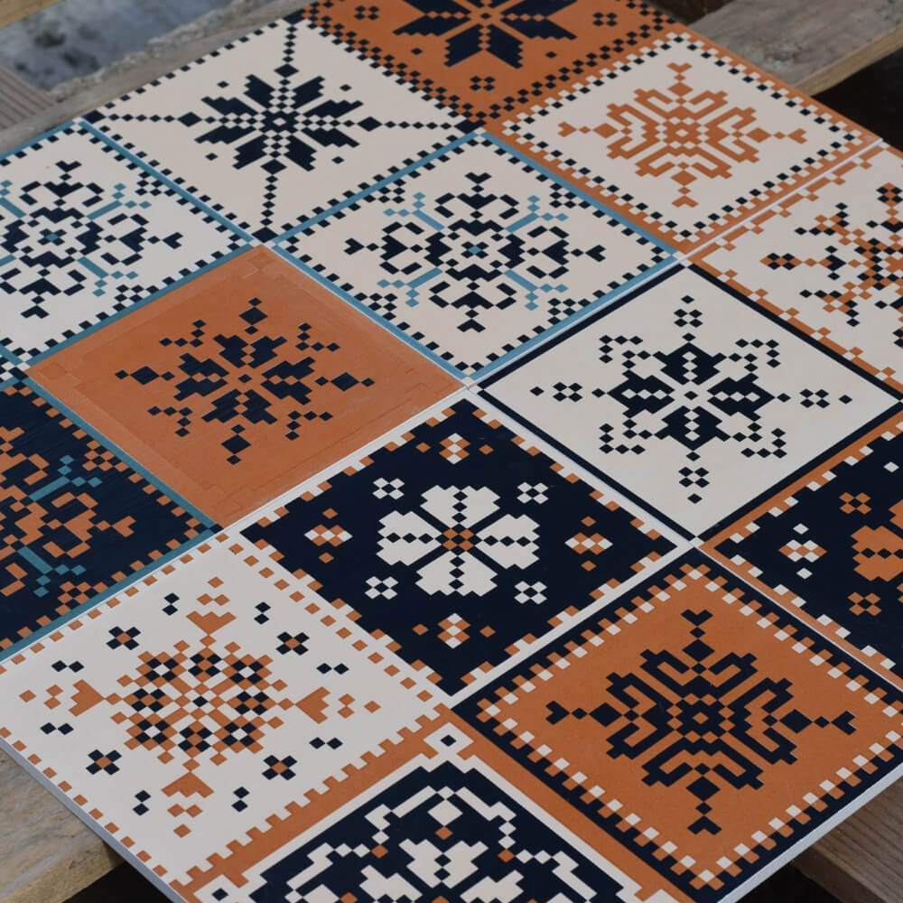 Placi de perete și podea din ceramică mată rectificată aztecă mexicană 300x300mm