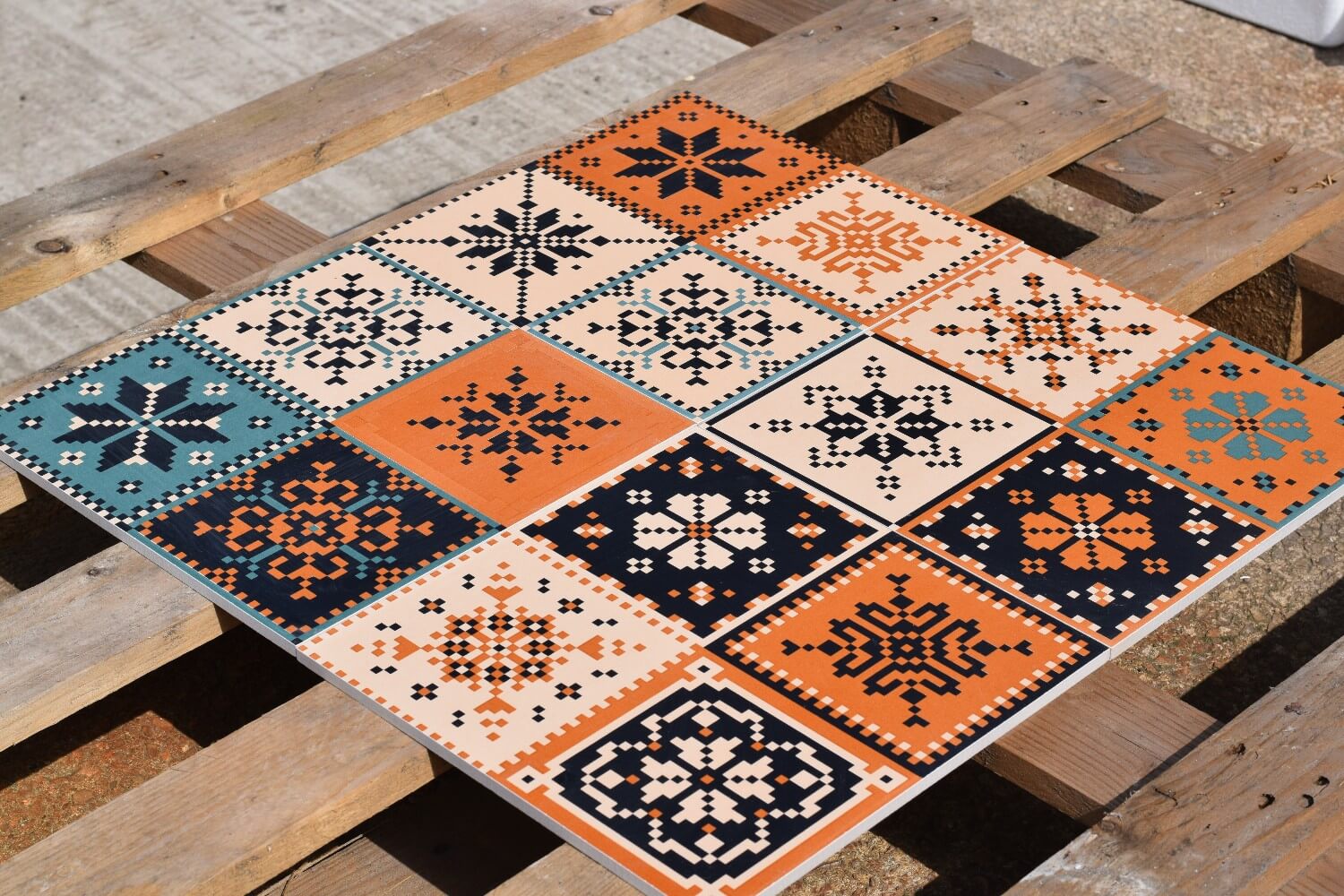 Placi de perete și podea din ceramică mată rectificată aztecă mexicană 300x300mm