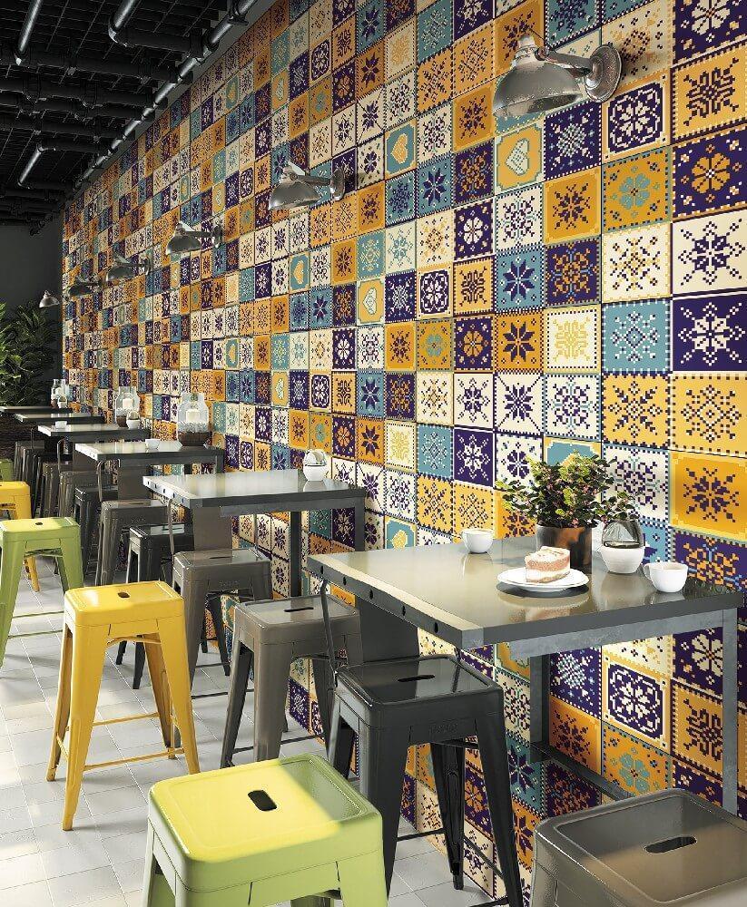 Placi de perete și podea din ceramică mată rectificată aztecă mexicană 300x300mm