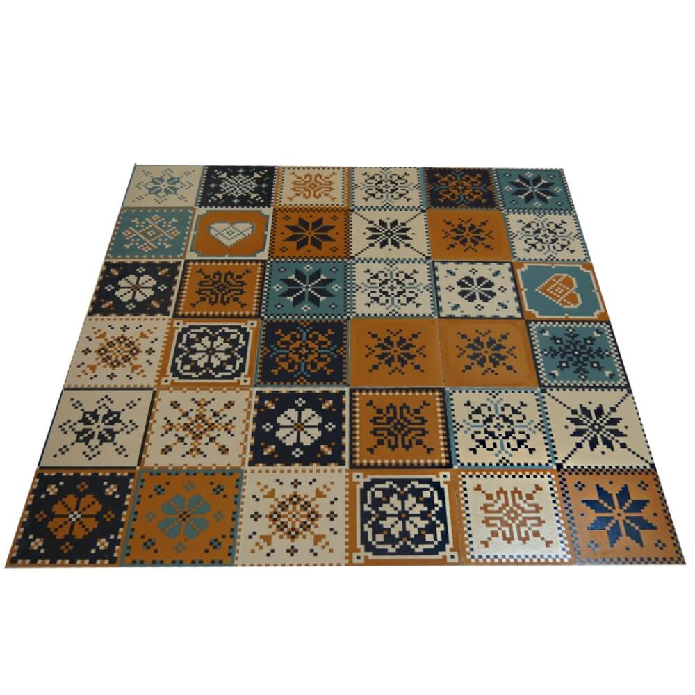 Placi de perete și podea din ceramică mată rectificată aztecă mexicană 300x300mm