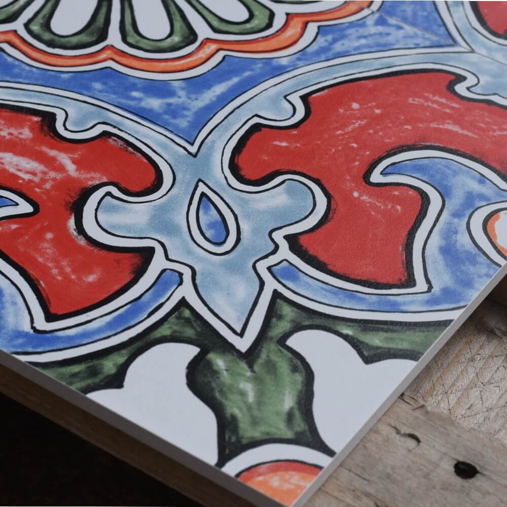 Crocus roșu mexican, ceramică mată rectificată, 300x300mm, gresie și faianță