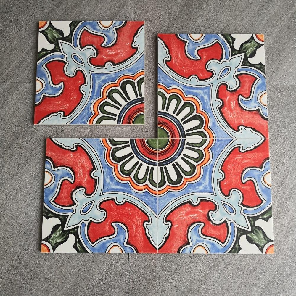 Crocus roșu mexican, ceramică mată rectificată, 300x300mm, gresie și faianță