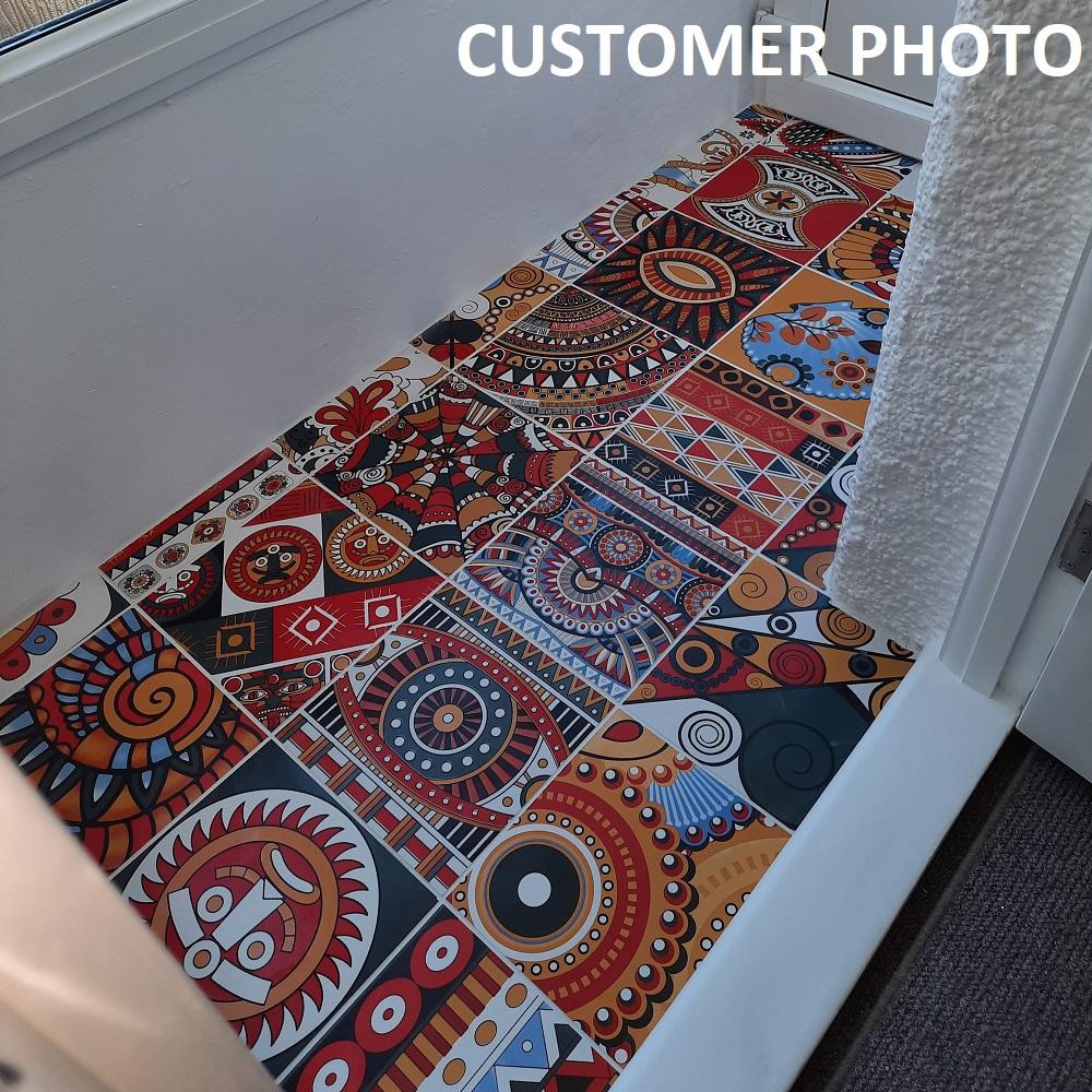 Mexican Red Dragon Ceramic mata rectificat 300x300mm Gresie si faianta