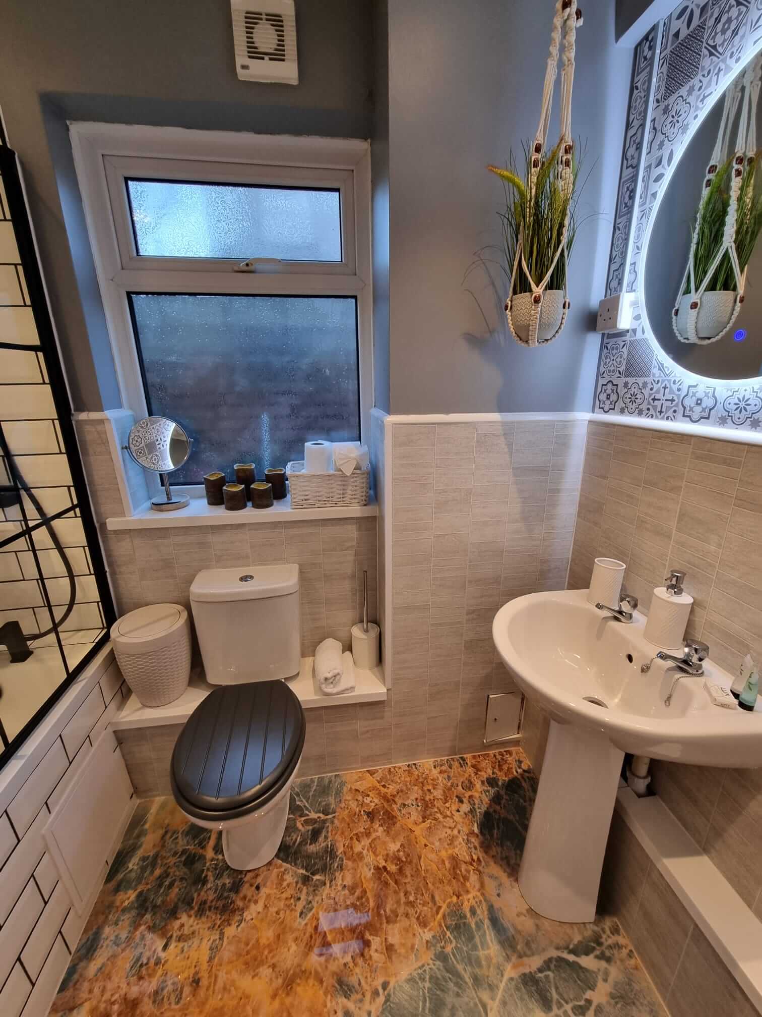 Nebula Sapphire Rectified Large Format Exotic Surface Stone Effect Porcelain (800mm x 1600mm) Floor & Wall Tiles