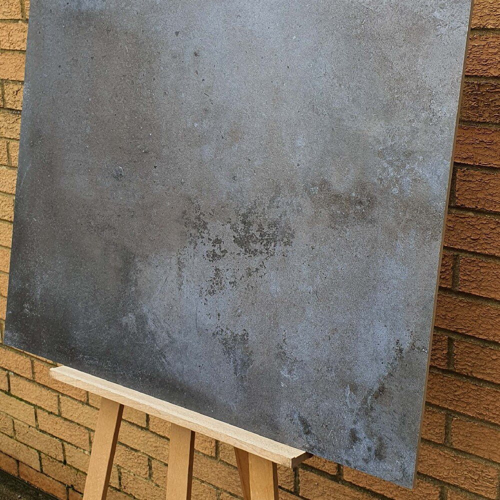 Oxford Azul Rectified Matt Stone Effect Porcelain (800mm x 800mm) Wall and Floor Tiles