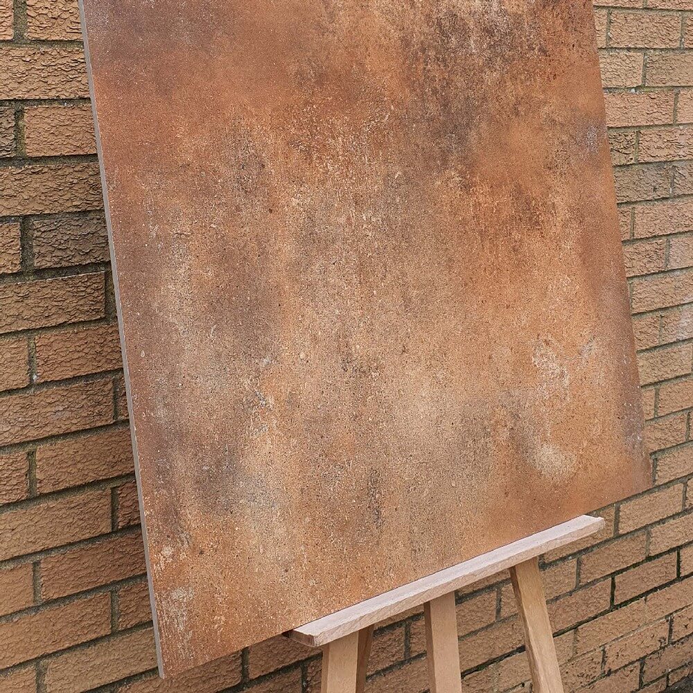 Oxford Orange Rectified Matt Stone Effect Porcelana 800x800mm Płytki ścienne i podłogowe