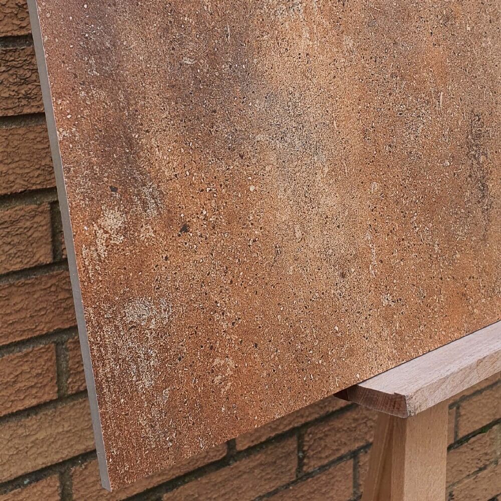 Oxford Orange Rectified Matt Stone Effect Porcelana 800x800mm Płytki ścienne i podłogowe