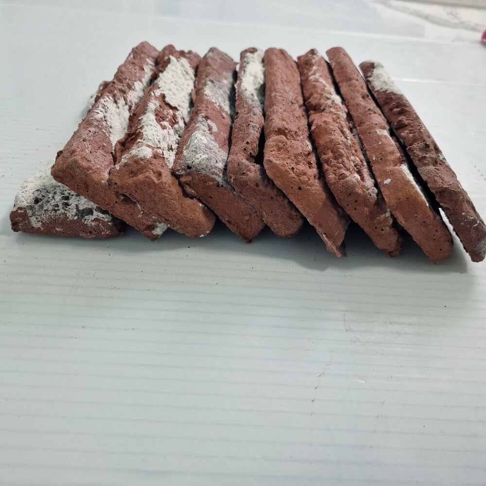 Białe, brązowe i czarne halki Multi Brick z efektem odzysku tlenku