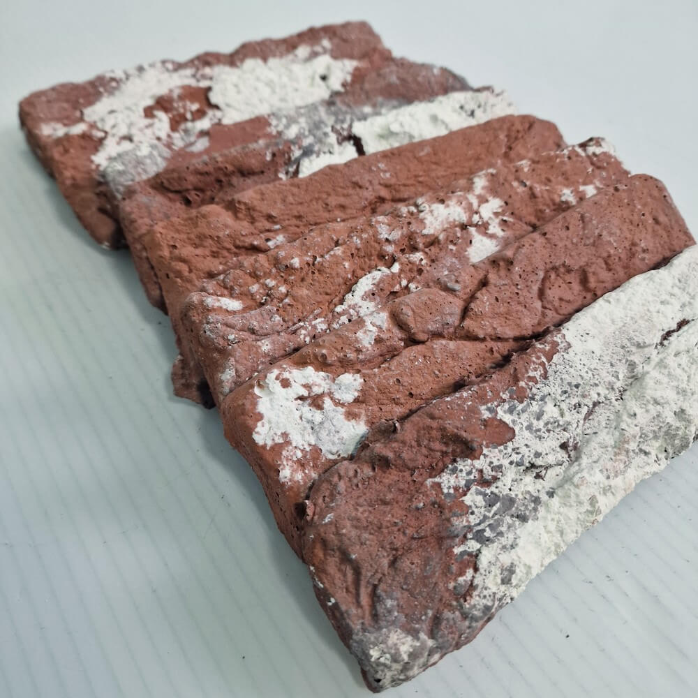 Białe, brązowe i czarne halki Multi Brick z efektem odzysku tlenku