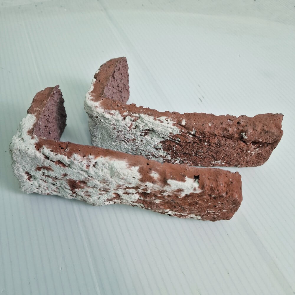 Białe, brązowe i czarne halki Multi Brick z efektem odzysku tlenku