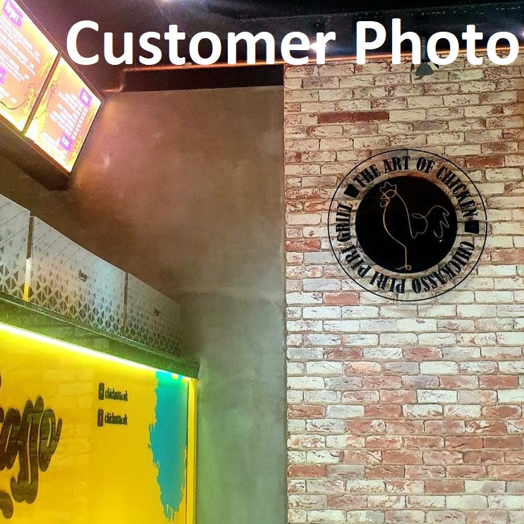 Białe, brązowe i czarne halki Multi Brick z efektem odzysku tlenku