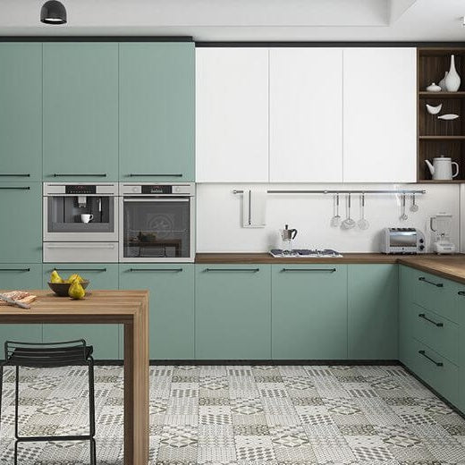 Panou PVC MDF Mat Soft Touch Relax Verde 18mm Panou complet - Decupat la dimensiune (mm)