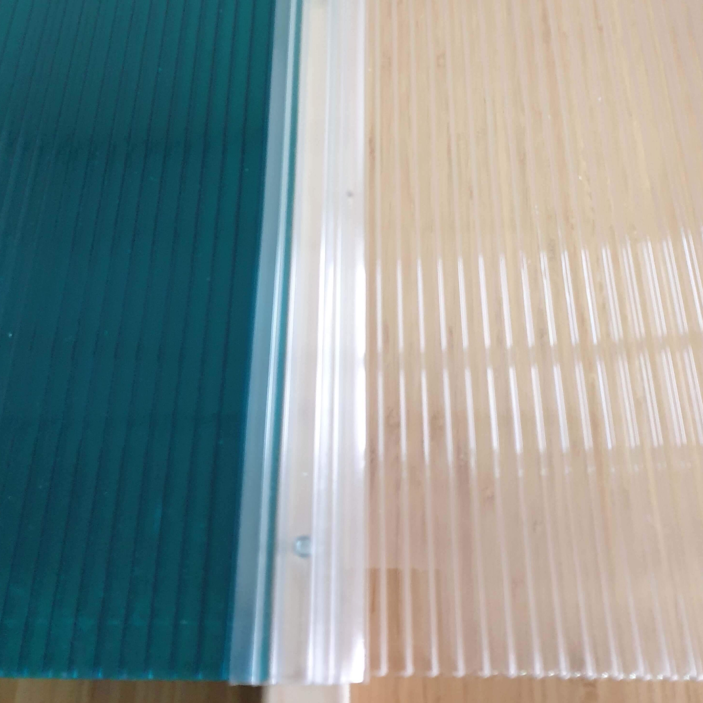 Polycarbonate Snap-Down Glazing Bar Clear for Use With 4mm / 6mm / 8mm / 10mm Polycarbonate Roofing Sheet