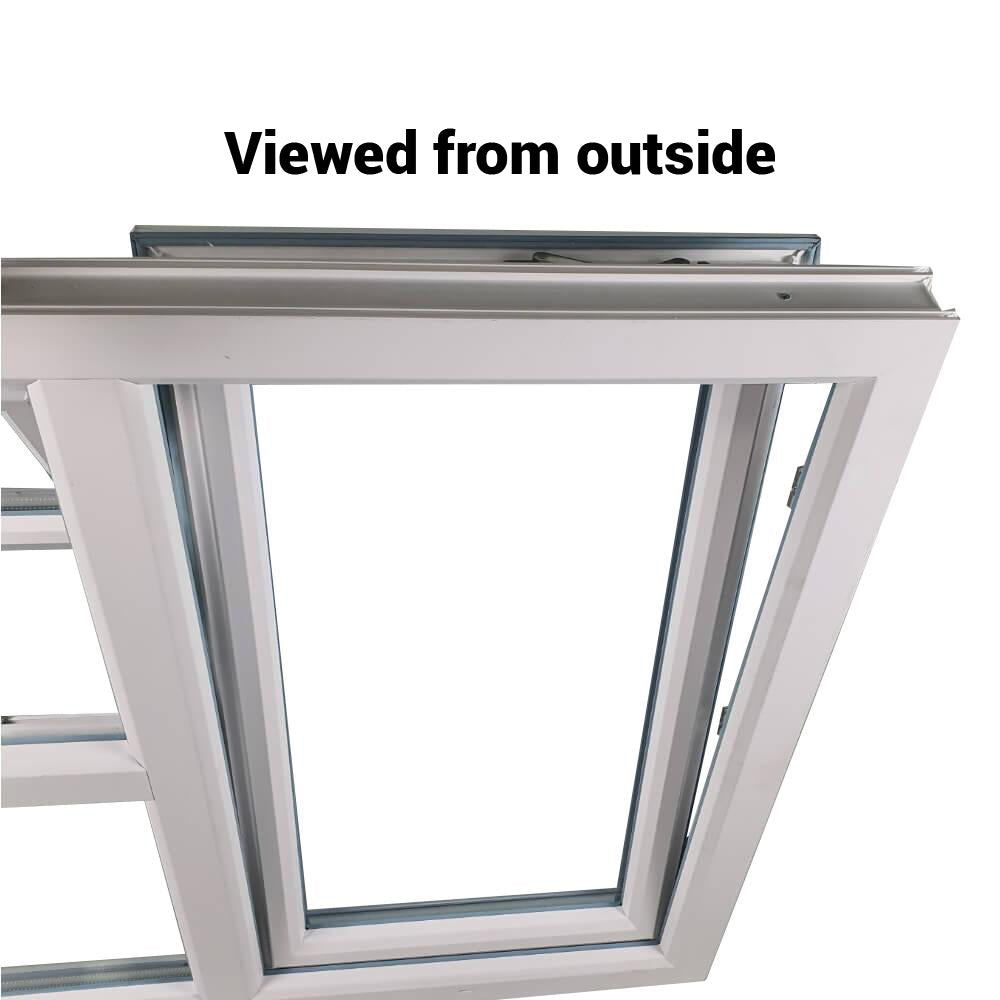 UPVC Side & Top Hung, uchylna i obrotowa rama okienna z podwójnymi szybami i szkłem 70mm UK 2 Uszczelka - wiele rozmiarów
