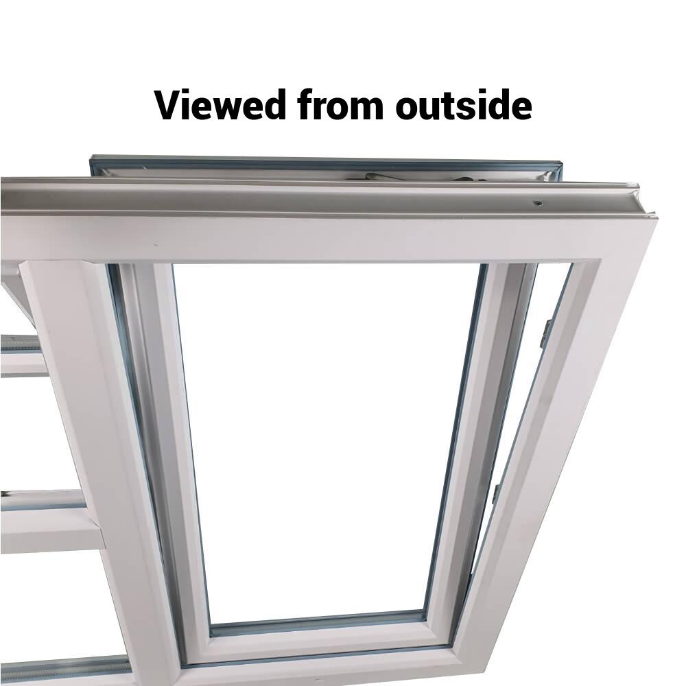 UPVC Side & Top Hung, uchylna i obrotowa rama okienna z podwójnymi szybami i szkłem 85mm UK 3 Uszczelka - wiele rozmiarów