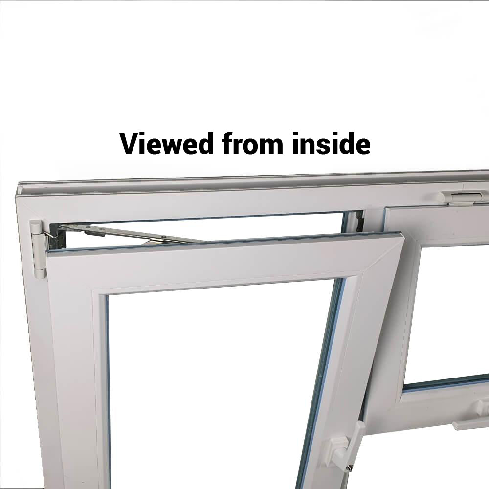 UPVC Side & Top Hung, uchylna i obrotowa rama okienna z podwójnymi szybami i szkłem 70mm UK 2 Uszczelka - wiele rozmiarów