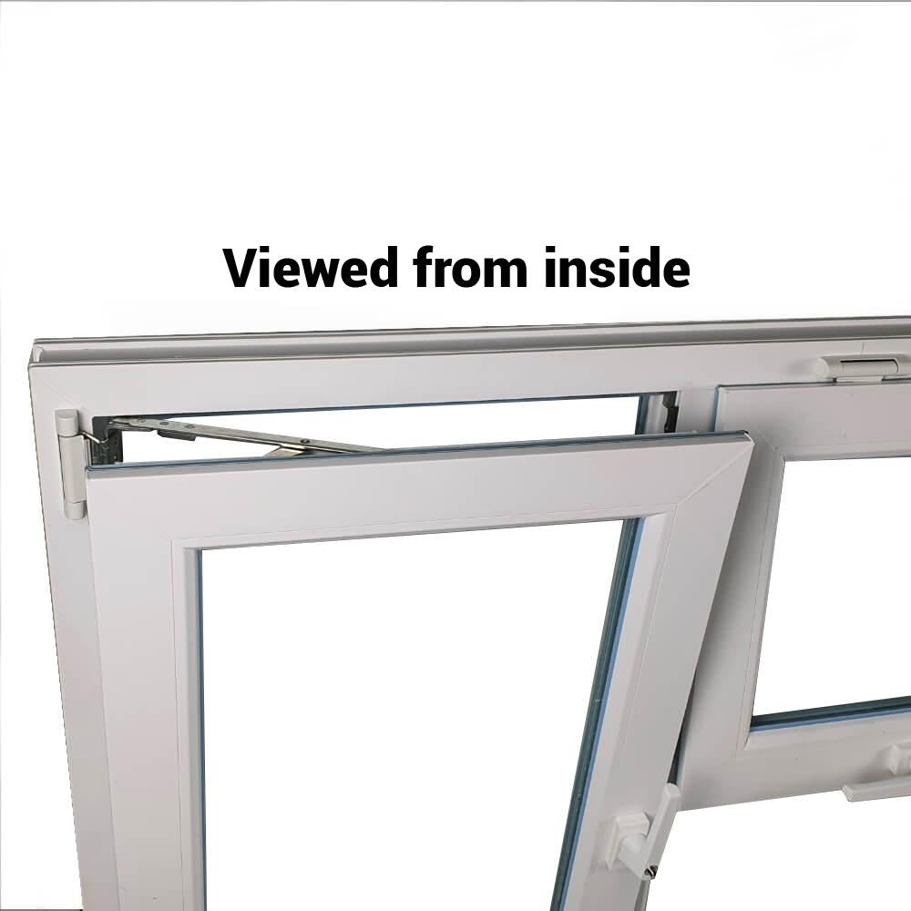 UPVC Side & Top Hung, uchylna i obrotowa rama okienna z podwójnymi szybami i szkłem 85mm UK 3 Uszczelka - wiele rozmiarów