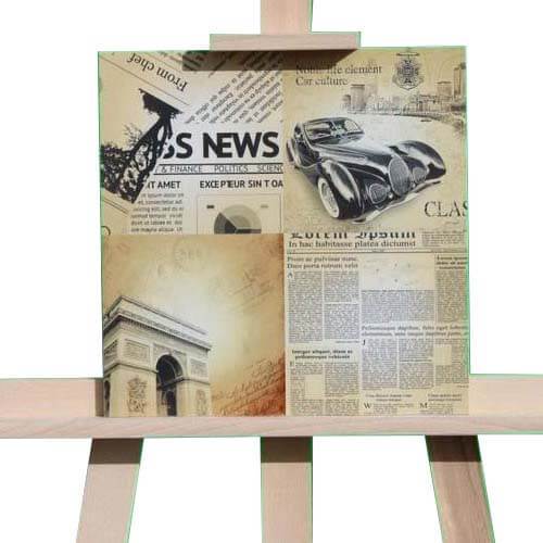 Retro Clippings Rectified Matt Ceramic 300x300mm płytka ścienna i podłogowa