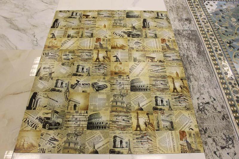 Retro Clippings Rectified Matt Ceramic 300x300mm płytka ścienna i podłogowa