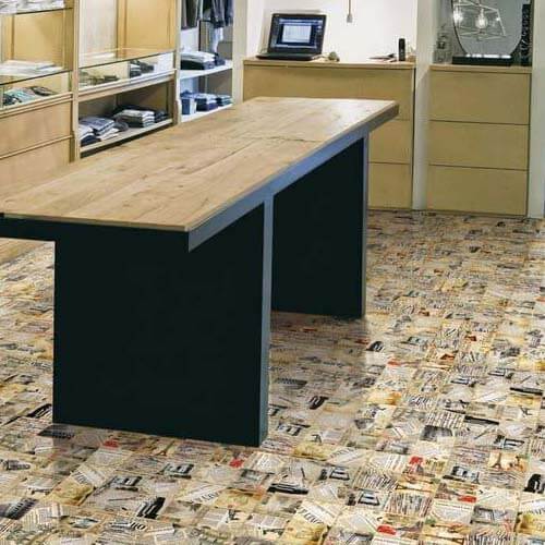 Retro Clippings Rectified Matt Ceramic 300x300mm płytka ścienna i podłogowa