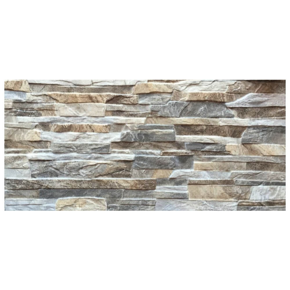 Royal Lily Split Face Slate Effect (300mm x 600mm) Rectified Matt Porcelain Decorative Wall Tile