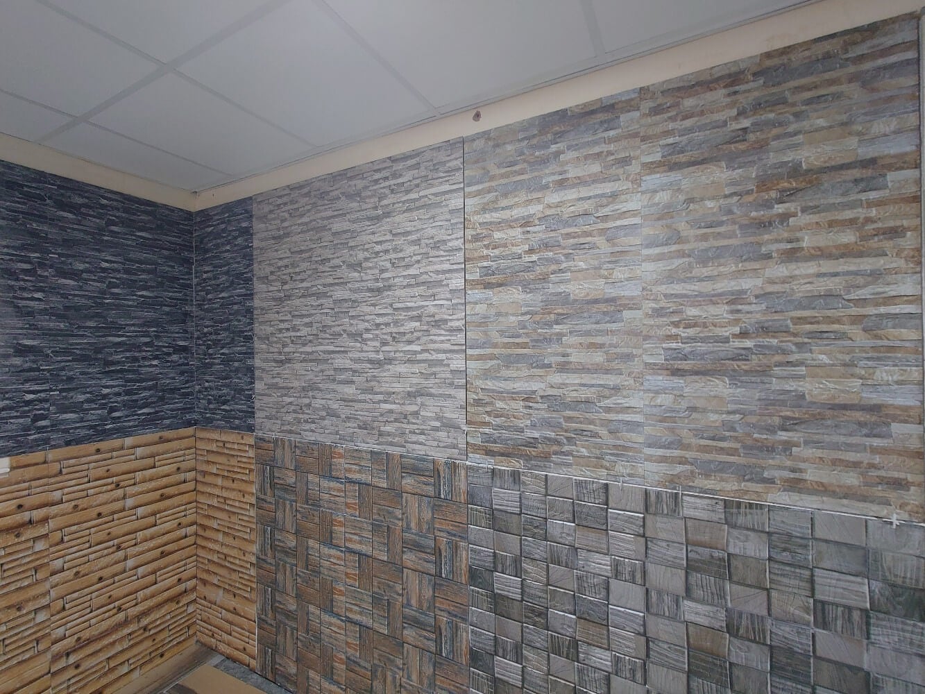 Royal Lily Split Face Slate Effect (300mm x 600mm) Rectified Matt Porcelain Decorative Wall Tile