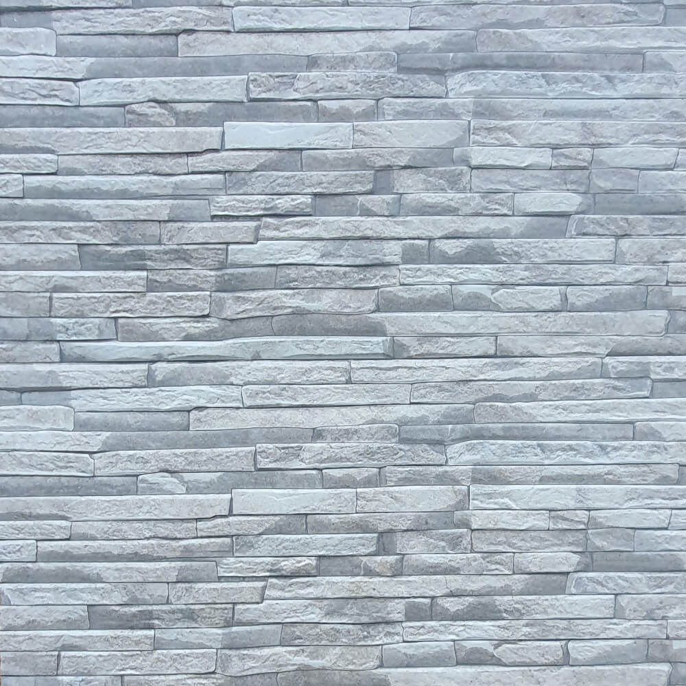 Silver Lily Split Face Slate Effect (300mm x 600mm) Rectified Matt Porcelain Decorative Wall Tile