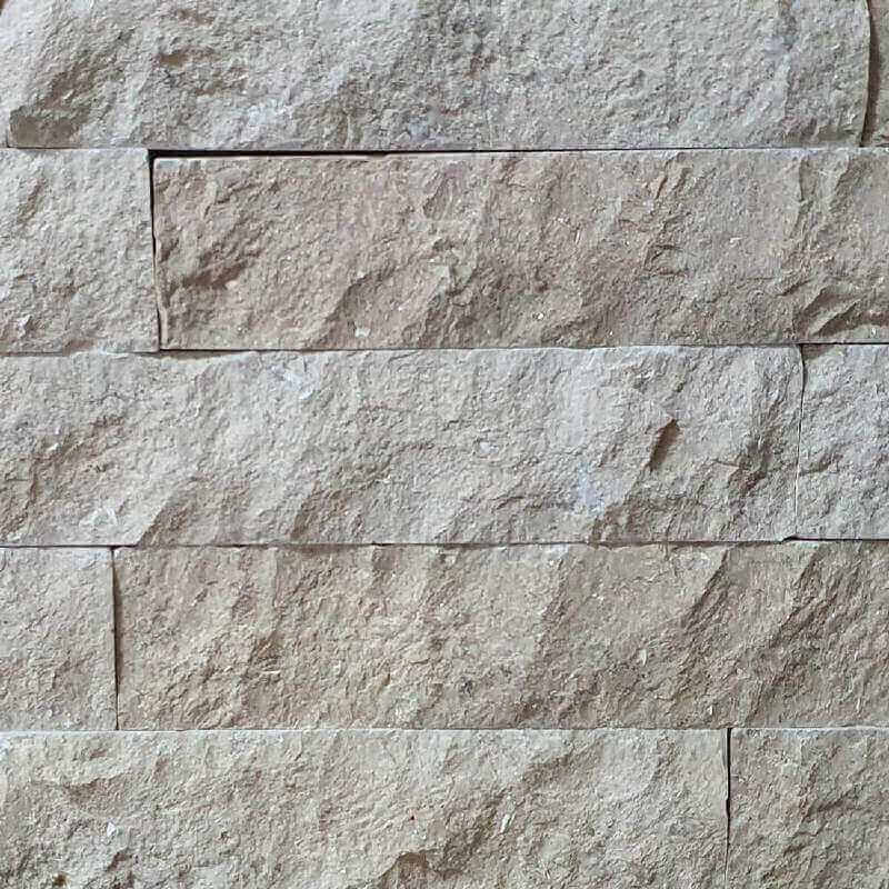 Sinia Pearl Natural Stone Marble Split Face (300mm x 70mm) Decorative Wall Tile