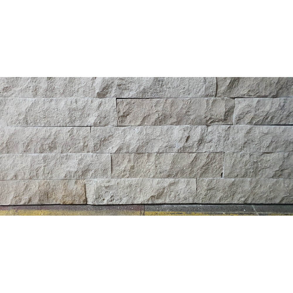 Sinia Pearl Natural Stone Marble Split Face (300mm x 70mm) Decorative Wall Tile