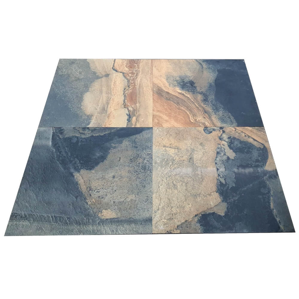 Slate Imperio Rectified Matt Porcelain 20mm (600mm x 600mm) Indoor and Outdoor Floor Tile