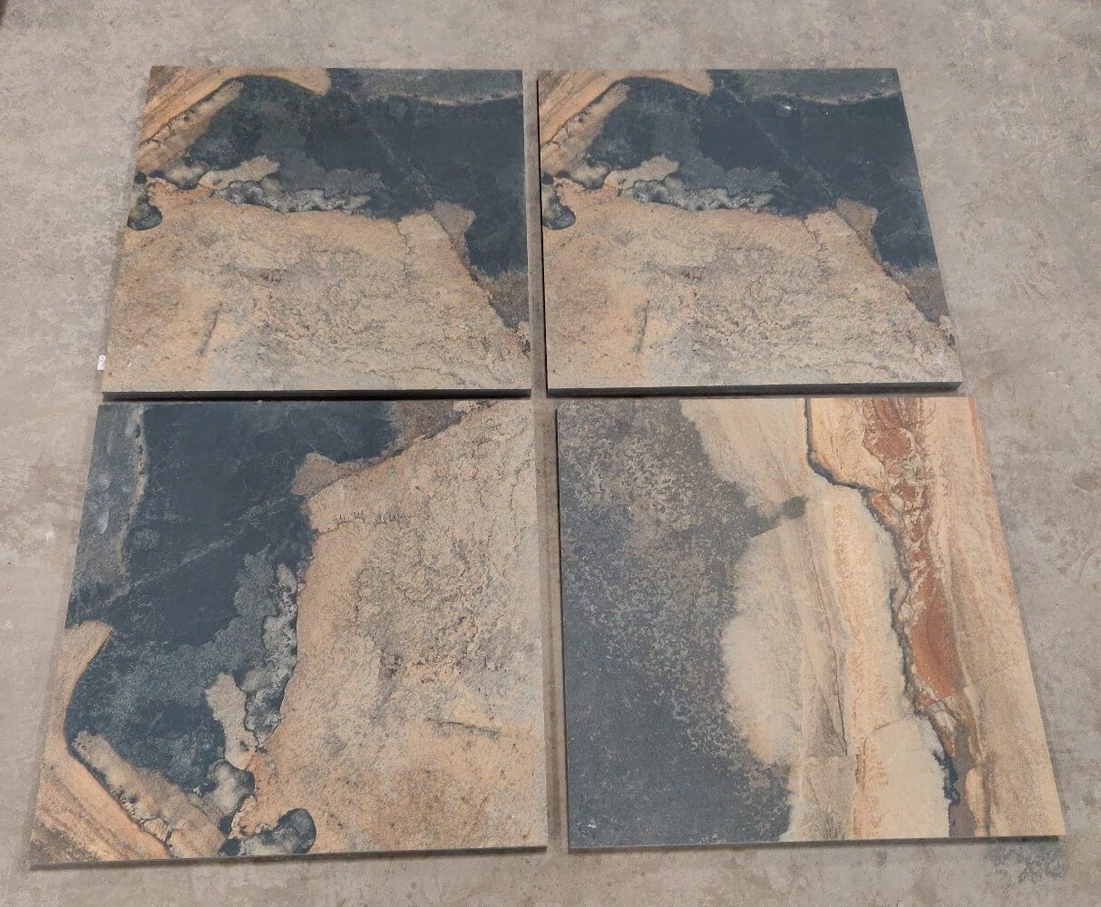 Slate Imperio Rectified Matt Porcelain 20mm (600mm x 600mm) Indoor and Outdoor Floor Tile