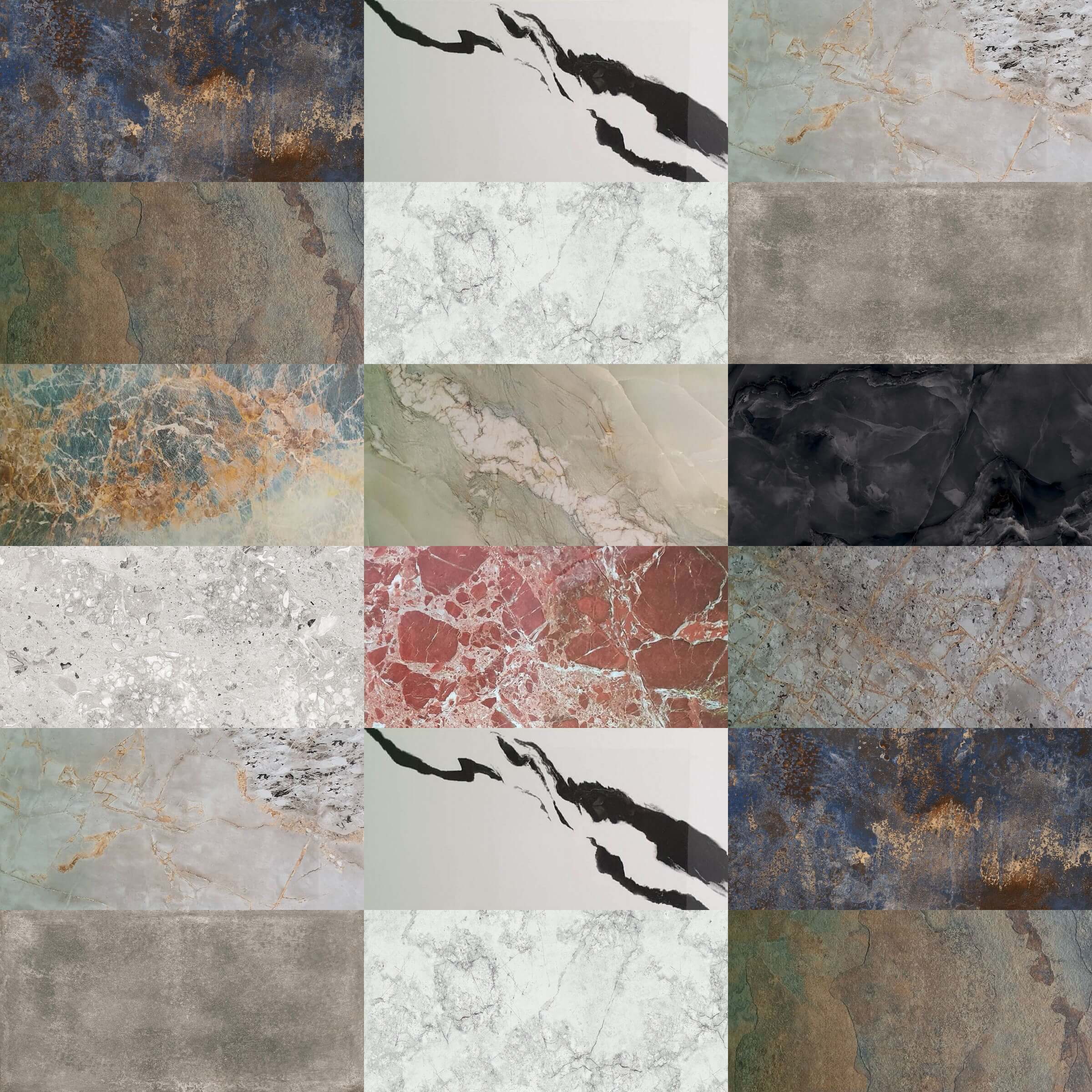 Splashback Rectified Large Format Stone Effect Porcelain (800mm x 1600mm) Tiles