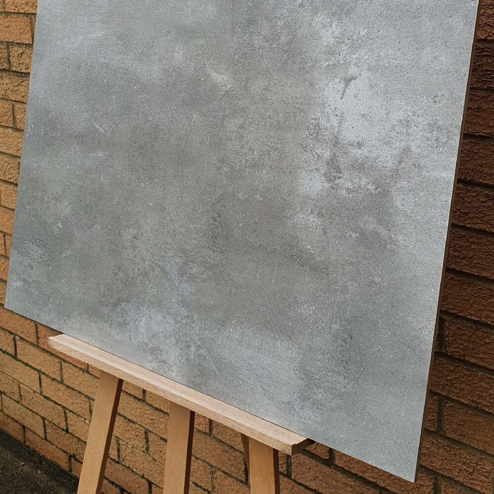 Porțelan Stablation Gris rectificat mat cu efect de piatră 800x800mm gresie și faianta