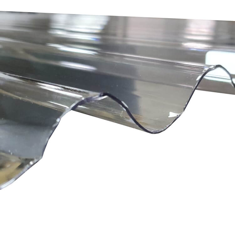 Plăci de policarbonat ondulat industrial, rezistente la furtuni și rezistente, foarte grele și grele Protecție UV dublă față