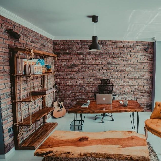 Taba Reclaimed Effect Red and Black Multi Vintage Brick Slips