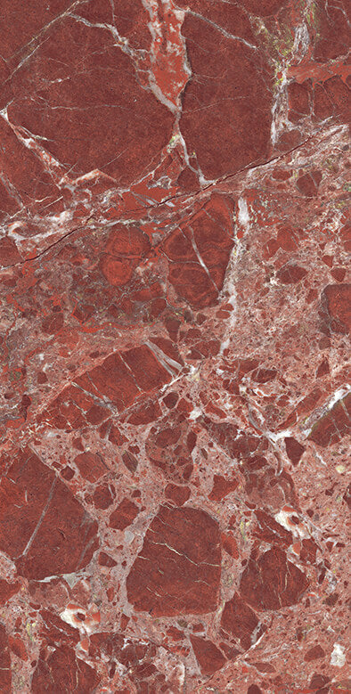 Torentio Red Rectified Large Format Exotic Surface Stone Effect Porcelain (800mm x 1600mm) Floor & Wall Tiles