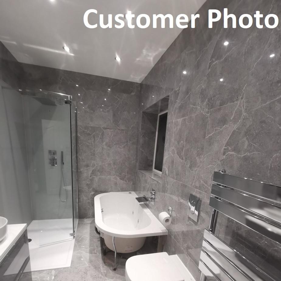 Tunezja Bianco Rektyfikowana porcelana z połyskiem 600x600mm Płytki ścienne i podłogowe