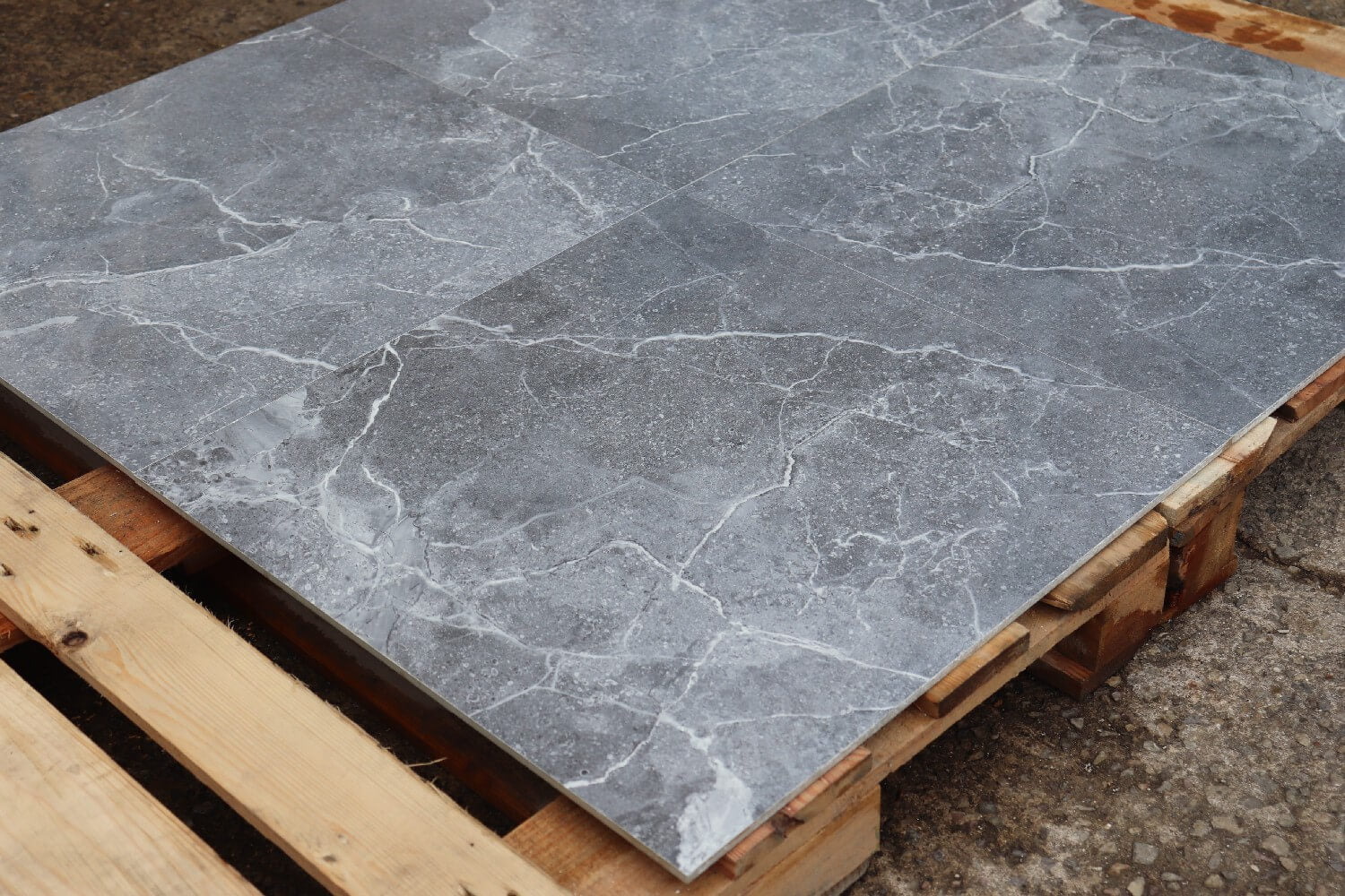 Gresie din porțelan lustruit rectificat gri Tunisia 600x600mm gresie și gresie