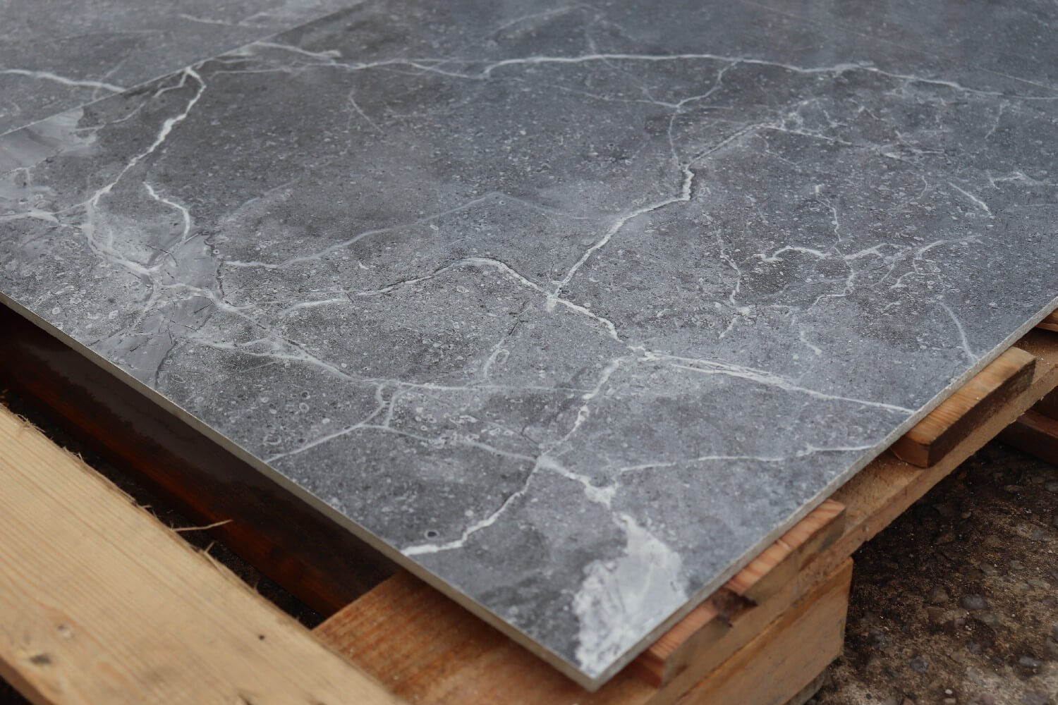 Gresie din porțelan lustruit rectificat gri Tunisia 600x600mm gresie și gresie