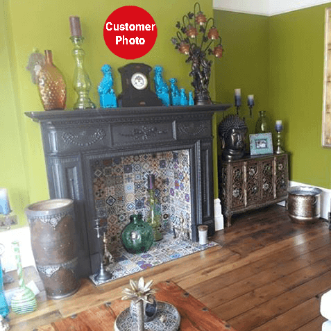 Victorian Inca Rectified Polished Ceramic (300mm x 300mm) Wall and Floor Tile