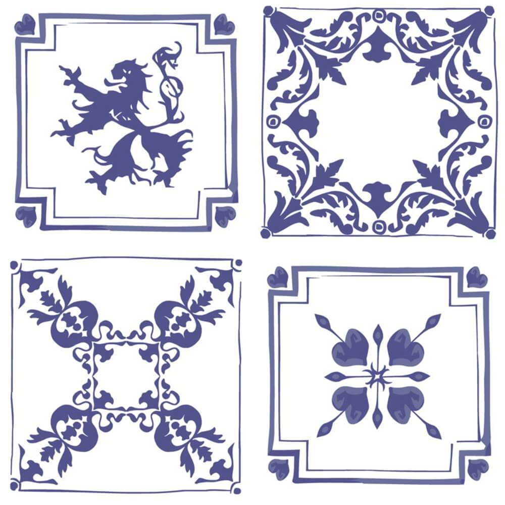 Victorian Santorini Rectified Matt Ceramic 300x300mm płytka ścienna i podłogowa