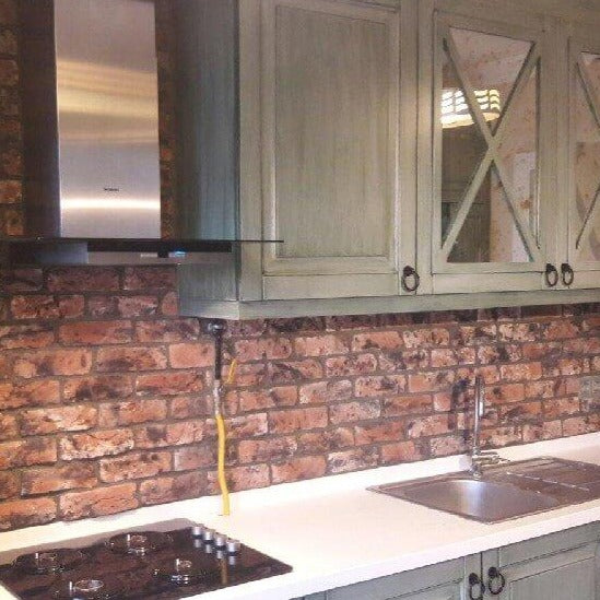 Volcano Reclaimed Effect Roșu și Negru Multi Brick Slips