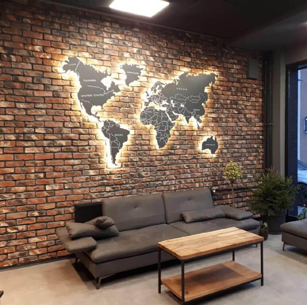 Volcano Reclaimed Effect Roșu și Negru Multi Brick Slips