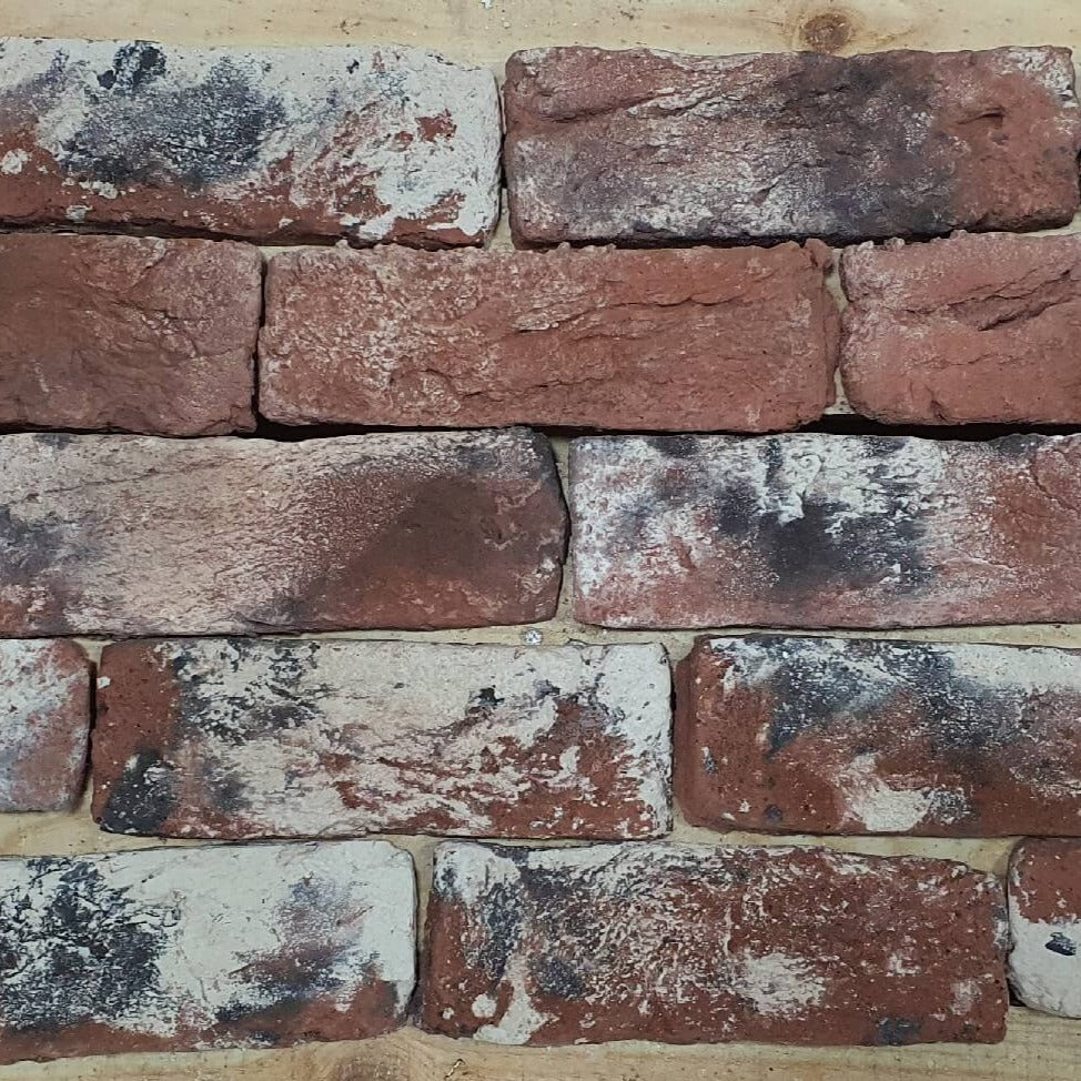 Volcano Reclaimed Effect Roșu și Negru Multi Brick Slips