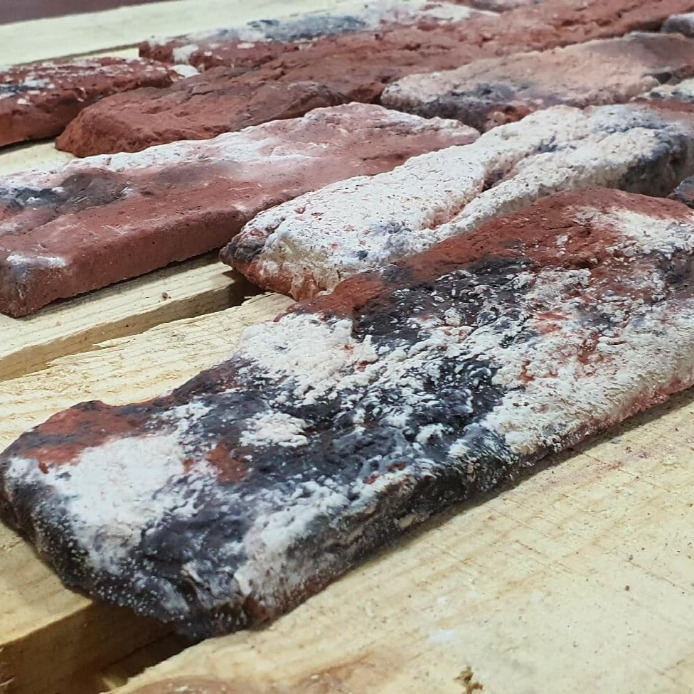 Volcano Reclaimed Effect Roșu și Negru Multi Brick Slips
