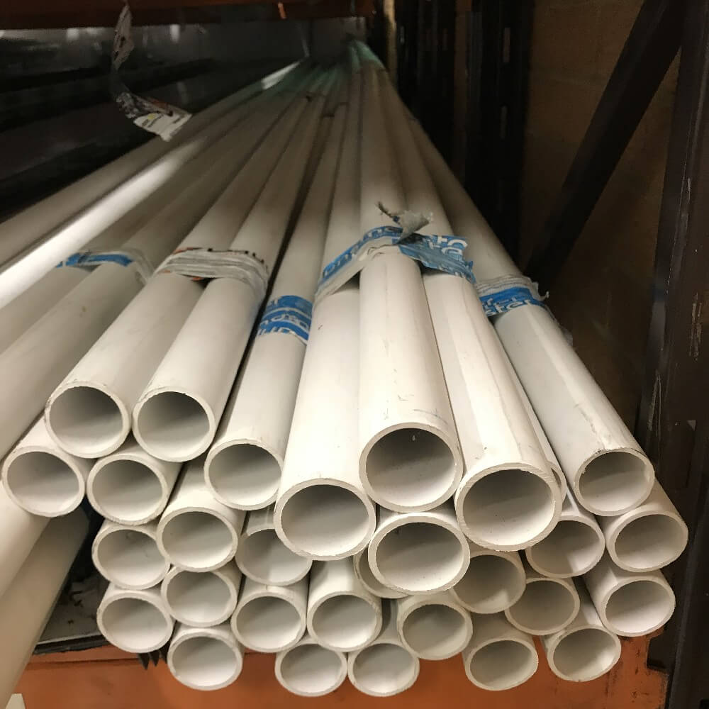 Rury białe do spawania rozpuszczalnikiem PCV