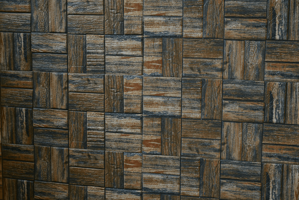 Placi de perete 300x600mm Porțelan Mat Rectificat Wenge Gold Split Face