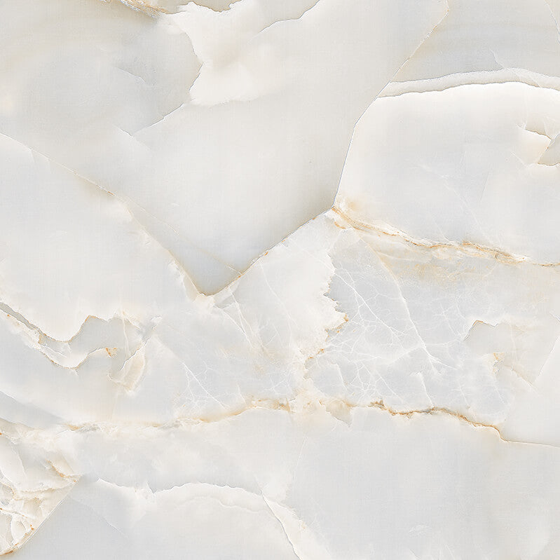 Porțelan Lustruit Rectificat Onix Alb 600x600mm Gresie și gresie