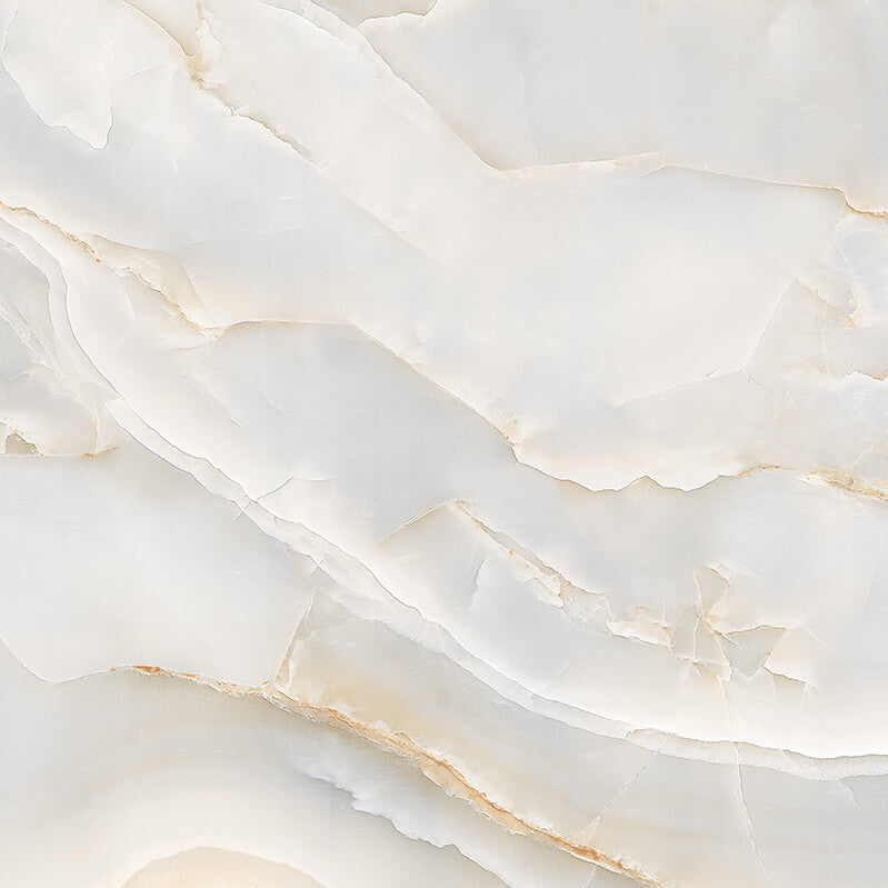 Porțelan Lustruit Rectificat Onix Alb 600x600mm Gresie și gresie